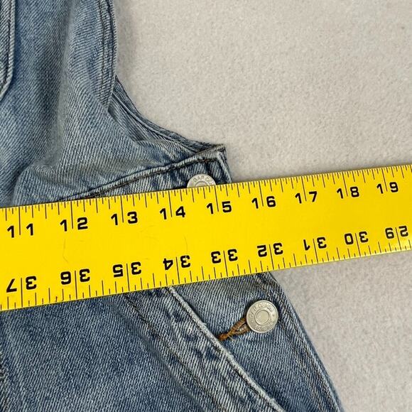 GAP Women's Overalls Size XS Multi Pocket Medium Wash Straight Leg - Picture 10 of 12
